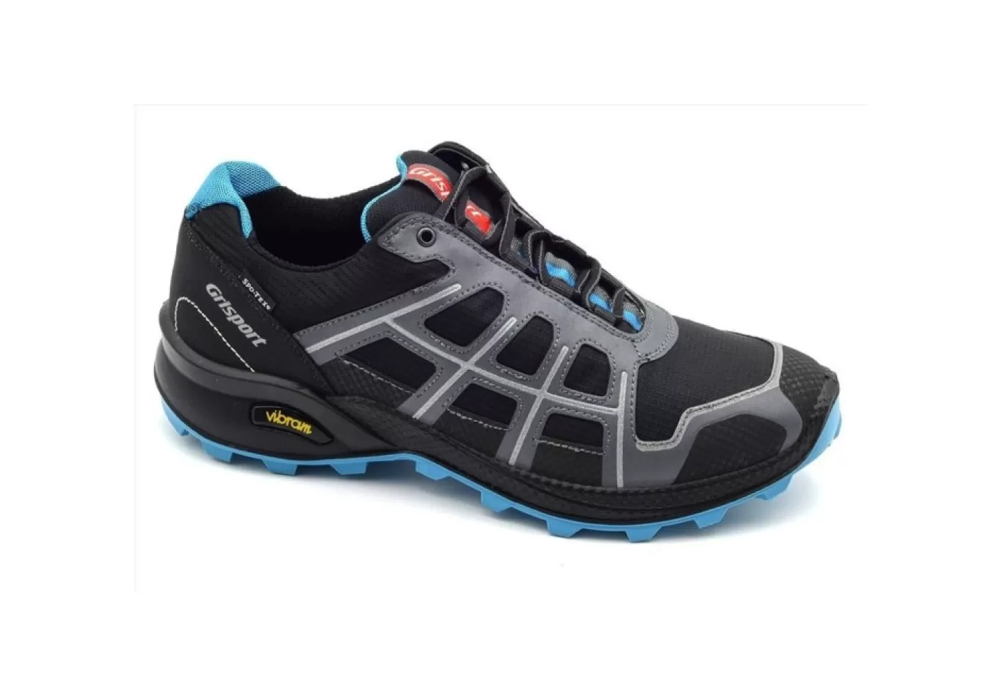 Uomo Grisport Scarpa Da Trekking Bassa 13115C47 Nero