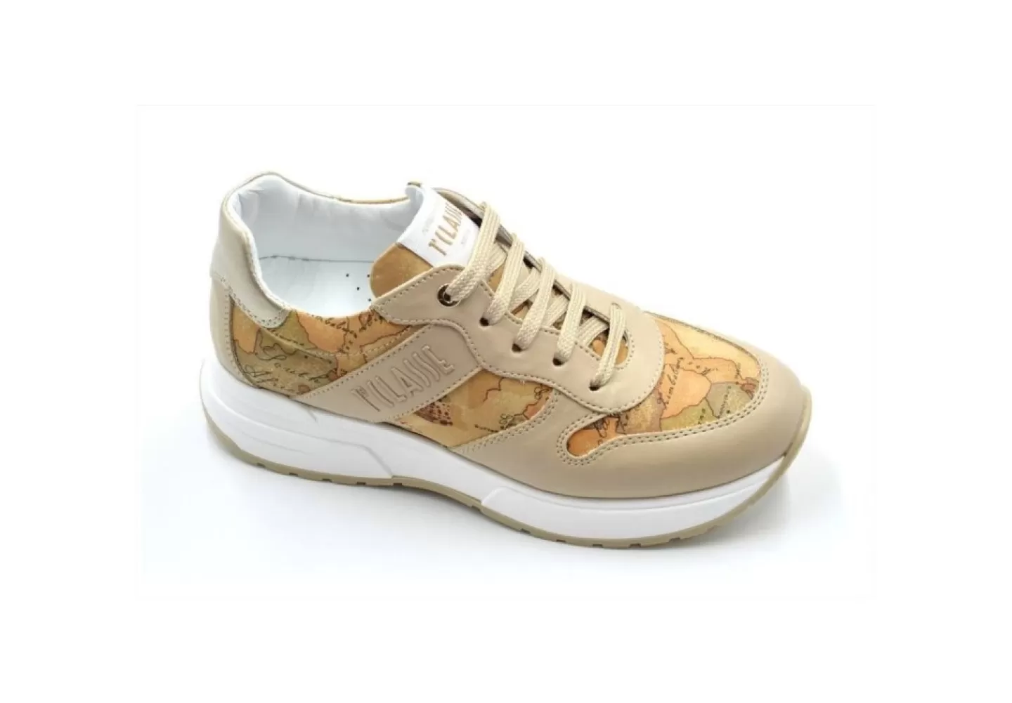 Donna Alviero Martini J Sneaker 1579 Taupe Geo Beige