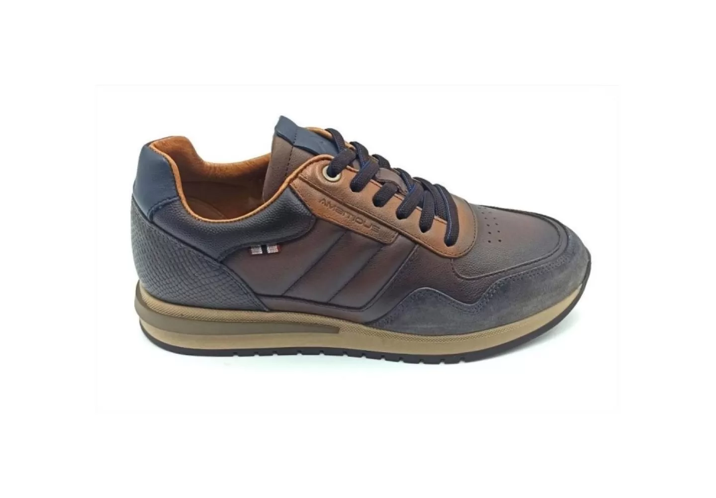 Uomo Ambitious Sneaker Da Uomo 13128-11083 Testa Di Moro Combi