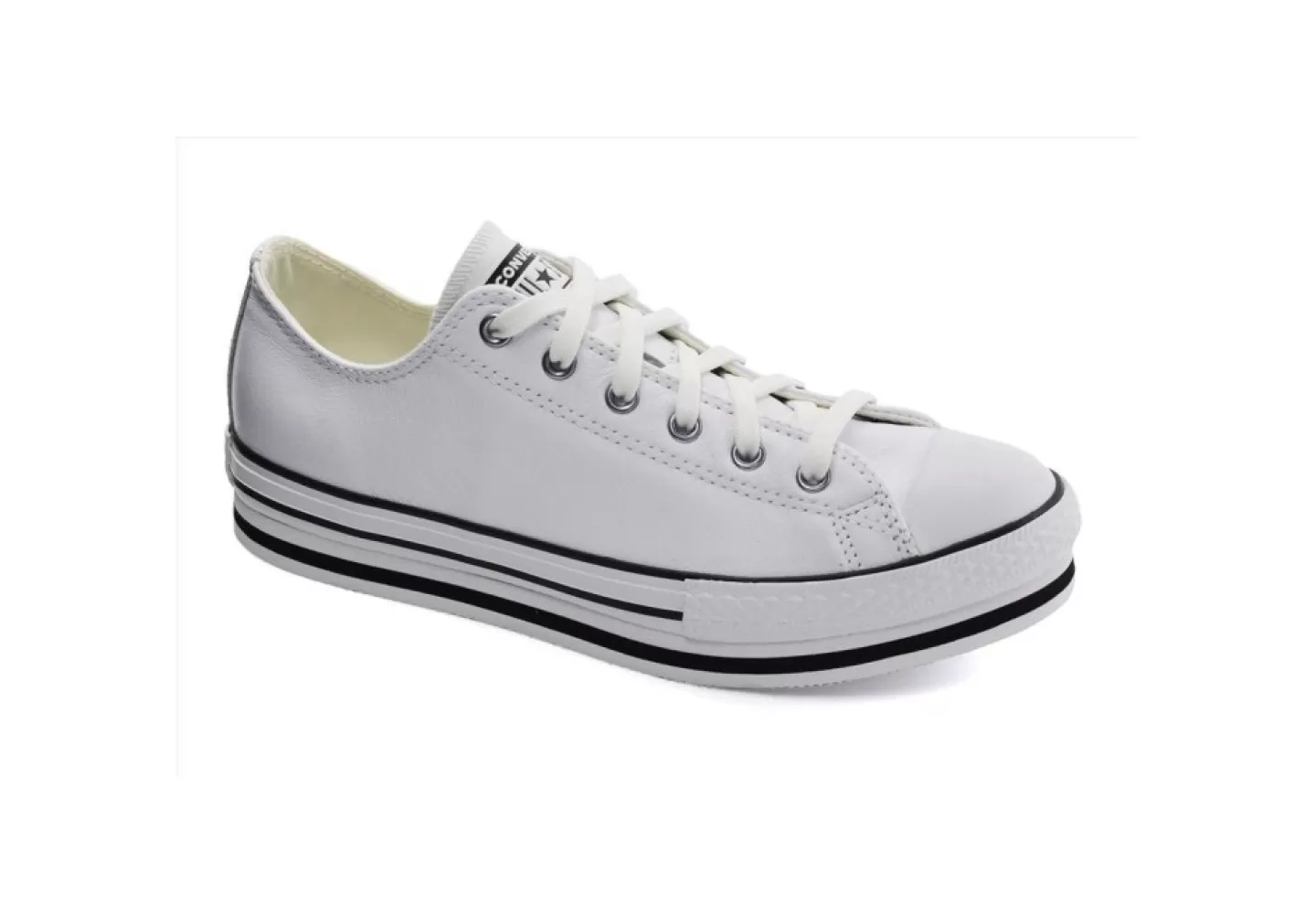 Donna Converse Sneakers In Pelle Da Donna Platform 669709C White