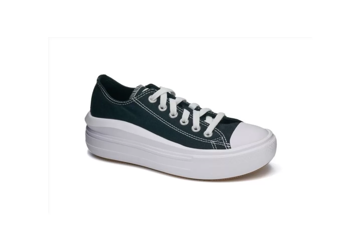 Donna Converse Sneakers In Tela Chuck Taylor All Star Move Platform Nero